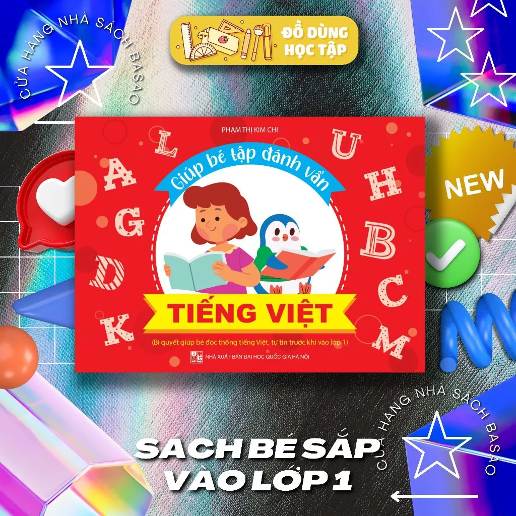 Giúp bé tập đánh vần Tiếng Việt (Bí quyết giúp bé đọc tiếng việt, tự tin trước khi vào lớp 1) (Sách này Miễn Phí Vận Chuyển)
